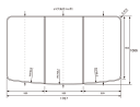 パナソニック Panasonic 風呂ふた (フロフタ) 風呂フタ 組みフタ 本体厚み 10.0mm GVR1178 幅×奥行き 1767×1066mm