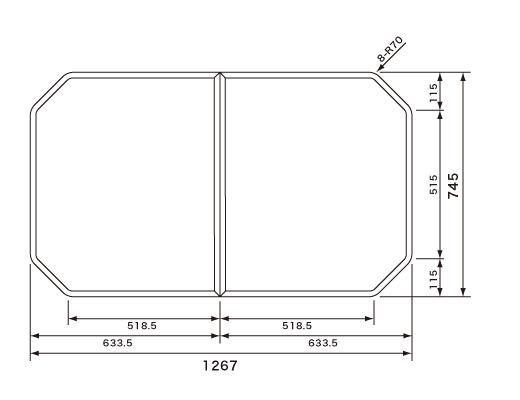 pi\jbN Panasonic Cӂ (tt^) GVR1363 Ct^ g݃t^ ~s 1267~745mm {̌ 4.3mm zCg