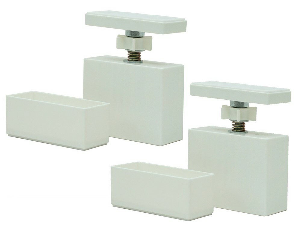 【DXO-1A】平安伸銅工業 2×4アジャスター オフホワイト 2個セット ラブリコ