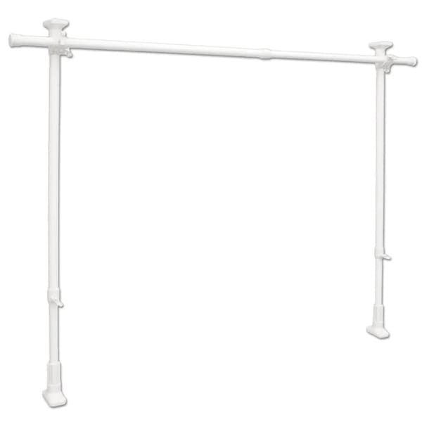 【TCH-60】平安伸銅工業 突っ張り伸縮押入れハンガー ホワイト 幅70〜120cm 高さ75〜120cm