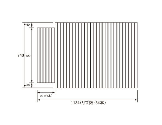 pi\jbN Panasonic(dH iVi) Cӂ(ӂӂ tt^) ӂ GA1203C 740~1134mm (u:34{)