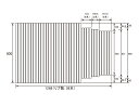 パナソニック Panasonic(松下電工 ナショナル) 風呂ふた(ふろふた フロフタ) 巻きふた GA1405AM 800×1268mm (リブ数:38本)