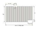 パナソニック Panasonic(松下電工 ナショナル) 風呂ふた(ふろふた フロフタ) 巻きふた GA141JMRC (GA141JMRの代替品) 750×1301.5mm (リブ数:39本)