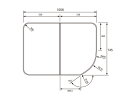パナソニック Panasonic(松下電工 ナショナル) 風呂ふた(ふろふた フロフタ) 組みふた GKU73KF8KK 745×1058mm