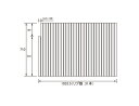 パナソニック Panasonic(松下電工 ナショナル) 風呂ふた(ふろふた フロフタ) 巻きふた RL91055R *代替品 RL91055RC 710×1033.5mm (リブ数:31本)