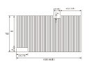 パナソニック Panasonic(松下電工 ナショナル) 風呂ふた(ふろふた フロフタ) 巻きふた RL9141FJLC (RL9141FJLの代替品) 750×1335mm (リブ数:40本)