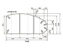パナソニック Panasonic(松下電工 ナショナル) 風呂ふた(ふろふた フロフタ) 組みふた RLFK74KF1KKC 761×1545mm (RLFK74KF1KKの代替品)
