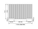 パナソニック Panasonic(松下電工 ナショナル) 風呂ふた(ふろふた フロフタ) 巻きふた RLSX71MF7K1C (RLSX71MF7K1の代替品) 712×1134mm (リブ数:34本)