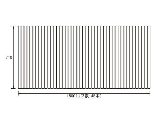 パナソニック Panasonic(松下電工 ナショナル) 風呂ふた(ふろふた フロフタ) 巻きふた RLU74MN7K1C 710×1500mm『RLSX74MF7K1の代替品』..