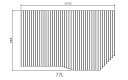 お風呂のふた トクラス (旧ヤマハ)新77L【新品番】FFMAHW2X1 巻きフタ ヤマハシステムバス用 風呂ふた 巻きふた 【寸法】W1532mm×D985mm（旧品番：GFFMAHW2XX）