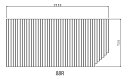 お風呂のふた トクラス (旧ヤマハ)新88R【新品番】FFMGDW1A1 巻きフタ ヤマハシステムバス用 風呂ふた 巻きふた 【寸法】W1532mm×D720mm（旧品番：GFFMGDW1AX）