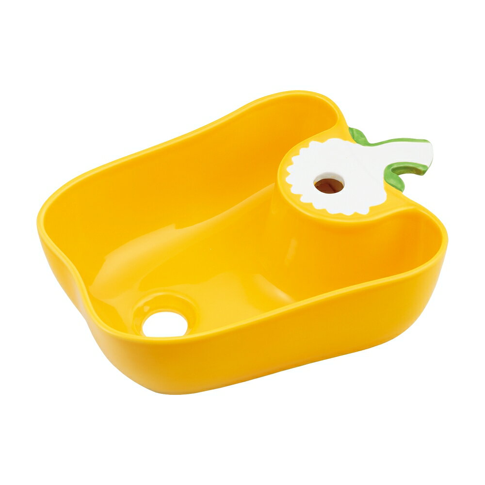 【493-157-Y】カクダイ 手洗器(国産パプリカ) イエロー KAKUDAI