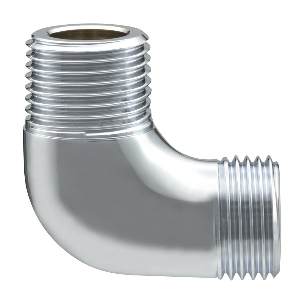 【646-010-13】カクダイ フレキ用エルボ(クローム) KAKUDAI