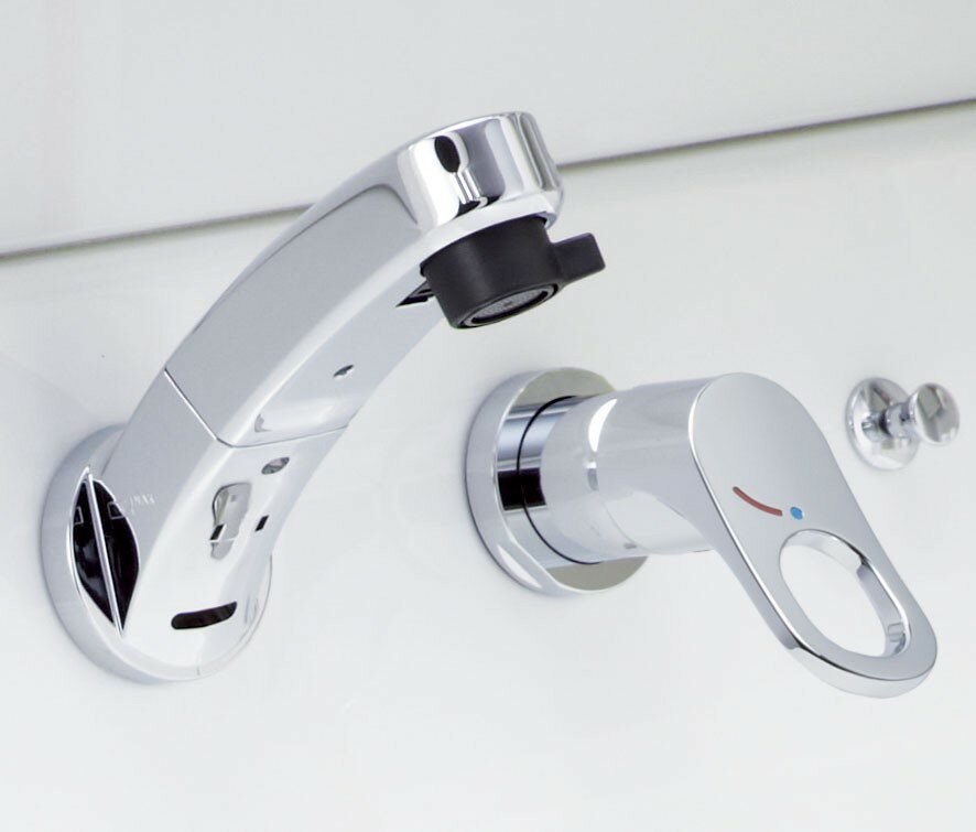 【LIXIL/リクシル】INAX／イナックス ホース収納式シングルレバーシャワー混合水栓（寒冷地用）＜SF-71SYN-MB4＞