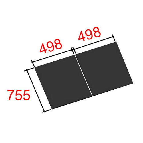 yYFK-1076B(1)-D/KzLIXIL INAX Ct^ ۉgt^ 2g ubN s755mm 498mm