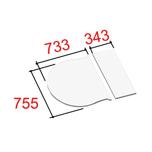 yYFK-1176B(10)R-DzLIXIL INAX Ct^ ۉgt^ 2g R^Cv zCg s755mm 733mmE343mm