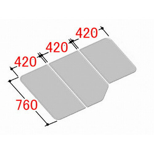 yYFK-1380C(2)zLIXIL INAX Ct^ gt^ 3g s760mm 420mm