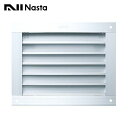 【KS-5311AN-2025】Nasta キョーワナスタ 屋内・屋外換気口 アルミニウム 木枠留め用 ガラリタイプ 水切無