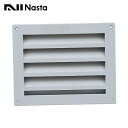 【KS-5311PN-2025-LG】Nasta キョーワナスタ 屋内・屋外換気口 樹脂 木枠留め用 ガラリタイプ