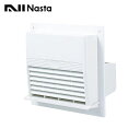 【KS-82P-SG】Nasta キョーワナスタ 屋外換気口 樹脂 木枠留め用 壁面フラットタイプ 水切付 シルバーグレー