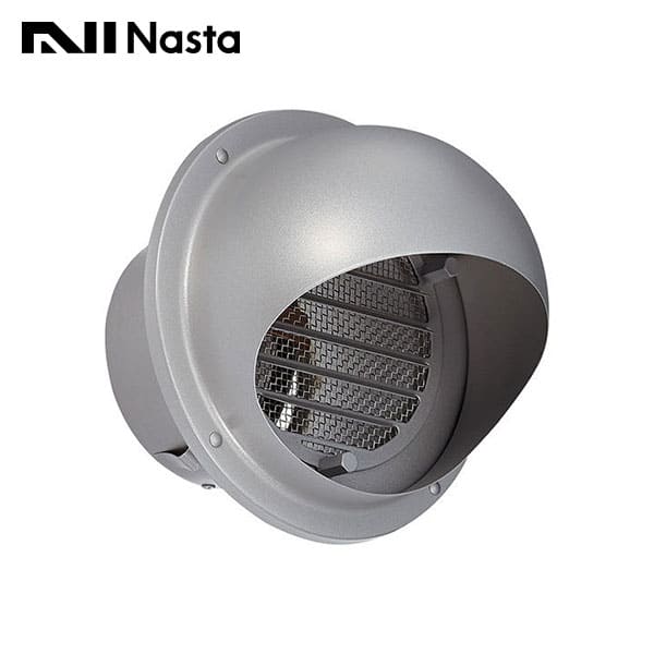 【KS-84SH00BD1#10-SV】Nasta キョーワナスタ 屋外換気口 ステンレス 防火ダンパー付 スパイラル管(内径φ200)