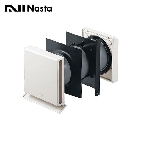 【KS-V41PS2-SG】Nasta キョーワナスタ 換気口セット アレルフィルター付 SU100(内径φ100) L=230 シルバーグレー