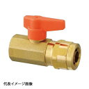 【WB2-1313C-S】オンダ製作所 ダブルロックバルブ WB2型 テーパめねじ オレンジ Rc1/2×13A バラ売
