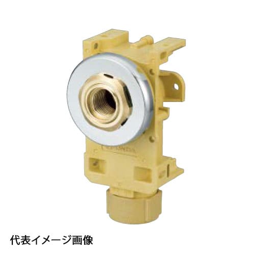 【WGX2-13S22T】オンダ製作所 WGX2型 黄銅 カポリ水栓ボックス Rp1/2ねじ 9~12mm バラ売