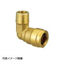 【WL1-1310-S】オンダ製作所 ダブルロックジョイント WL1型 エルボテーパおねじ 黄銅 R1/2×10A バラ売