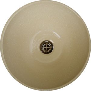 洗面ボウル信楽焼(和風陶器製)白スパタそり型(手洗い鉢/洗面鉢/洗面ボール)大サイズ40cm