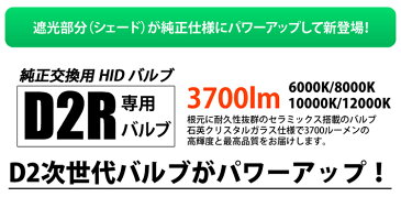 ホンダ ステップワゴン RK1 RK2 RK5 RK6 H21.10〜H27.3HID D2R専用設計 3700ルーメン 純正交換 バルブ 35W 5000K/6000K/8000K/10000K/12000K 【メール便配送商品】