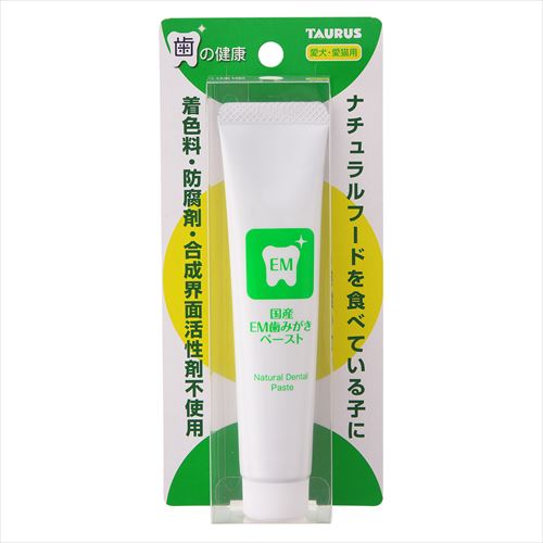 【最大2000円OFFクーポン配布中】 トーラス 国産 EM歯みがきペースト 35g （犬用）