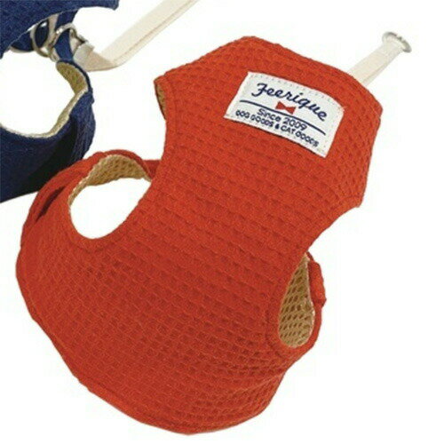 【最大2000円OFFクーポン配布中】 フェリーク ワッフルベストハーネス 1号 レッド （犬用ハーネス） 【..