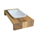 【最大2000円OFFクーポン配布中】 REPLUS(リプラス) Saraneko サラネコ ムク チーク Saraneko muku teak 猫用フードボウ...