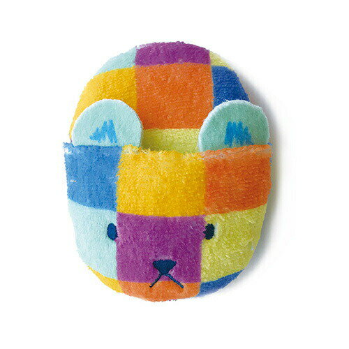 ドッグトイ スリッパ くま/マルチチェック(犬用おもちゃ) ワールド商事