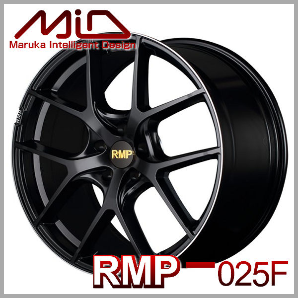 【送料無料】■RMP 025F■19インチ■セミグロスブラックリムDC■225/55R19　国産タイヤ■ダンロップ グラントレック PT3★ハリアー CX-5 CX-7等に！