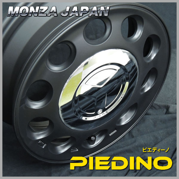 【送料無料】■ピエディーノ■セミグロス ブラック■15インチ■165／55R15■GOODYEAR 国産タイヤ★軽自動車適合…スペーシア タント N-BOX ムーブ ウェイク等に！