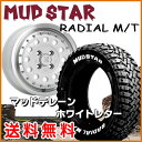 ■ハスラー フレアクロスオーバー キャスト送料無料■MLJ RUGGED■ホワイトポリッシュ■165/65R14■マッドスターM/T ホワイトレター■マッドテレーン