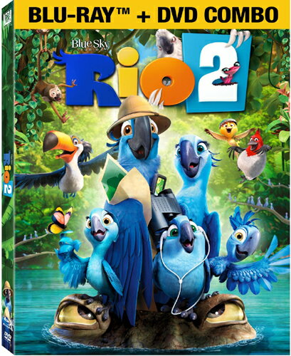 【こちらの商品はお取り寄せ商品となります。入荷の目安：1〜3週間】 ※万が一、メーカーに在庫が無い場合はキャンセルとさせて頂く場合がございます。その際はご了承くださいませ。 Rio 2 [Blu-ray/DVD] (2014) [ US / 20th Century Fox / Blu-ray＋DVD ] 新品！ [Blu-ray] の方は国内ブルーレイデッキで日本盤ブルーレイと同じようにご覧頂けます。 [DVD]の方はリージョンコード(DVD地域規格)が【1】になります。リージョンコードフリーのDVDデッキなど対応機種でご覧下さい。 ※アメリカ盤につき日本語字幕はございません。 カラフルな絶滅危惧種のインコ達が主役の大ヒット・ミュージカル・アニメーション第2弾！！ 『ブルー 初めての空へ』の続編『Rio 2』の北米版ブルーレイ！！同内容のDVDもセットで収録されています！！ 【ストーリー】 ブルーとジュエルは 3人の子供たちとリオデジャネイロで幸せに暮しているが、 子供たちを立派な鳥に育てるためにアマゾンへ引っ越すことにする... [監督] カルロス・サルダーニャ [声の出演] ジェシー・アイゼンバーグ／アン・ハサウェイ／クリスティン・チェノウェス／ブルーノ・マーズ／ジェイミー・フォックス／ウィル・アイ・アム 【仕様】 ■音声：英語, スペイン語, フランス語 ■字幕：英語, スペイン語, フランス語 ■ディスク枚数：2枚 ■収録時間：本編101分　