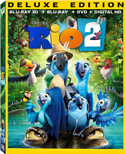 新品北米版Blu-ray 3D！Rio 2 3D [Blu-ray3D/[Blu-ray/DVD]！＜『ブルー 初めての空へ』の続編＞