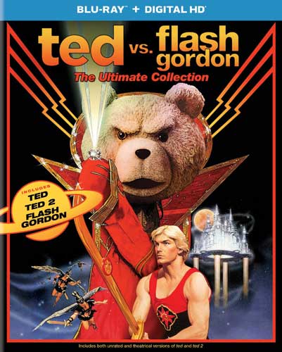 新品北米版Blu-ray！Ted vs. Flash Gordon: The Ultimate Collection Blu-ray ！＜『テッド』『テッド2』『フラッシュ ゴードン(1980)』＞