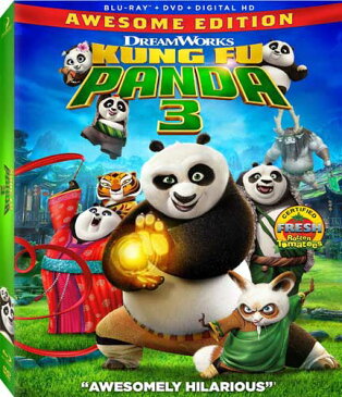 SALE OFF！新品北米版Blu-ray！【カンフー・パンダ3】 Kung Fu Panda 3 [Blu-ray/DVD]！