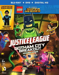 新品北米版Blu-ray！LEGO DC Super Heroes: Justice League: Gotham City Breakout [Blu-ray/DVD]！＜フィギュア付き＞