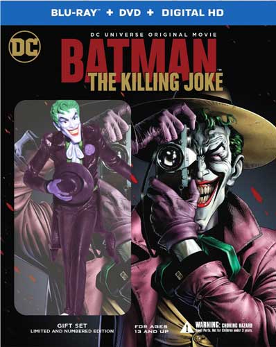 新品北米版Blu-ray！【バットマン：キリングジョーク】 Batman: The Killing Joke Deluxe Edition [Blu-ray/DVD]！＜フィギュア付き＞