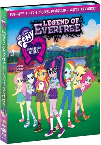 北米版Blu-ray！【マイリトルポニー】 My Little Pony: Equestria Girls: Legend Of Everfree [Blu-ray/DVD]！