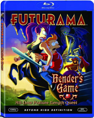 【こちらの商品はお取り寄せの商品になります。入荷の目安：1〜3週間】 ※万が一、メーカーに在庫が無い場合はキャンセルとさせて頂く場合がございます。その際はご了承くださいませ。 Futurama: Bender's Game [Blu-ray] [ US / Fox Film Corporation / Blu-ray ] 新品！ ※アメリカ盤ブルーレイですが、国内ブルーレイデッキで日本盤ブルーレイと同じようにご覧頂けます。 ※アメリカ盤につき日本語字幕はございません。 31世紀の地球を舞台にしたアメリカ合衆国のSFシットコムテレビアニメーションシリーズ『フューチュラマ』！！ 【仕様】 ■音声：英語 ■ディスク枚数：1枚 ■収録時間：90分　 【Special Features】 ・Commentary by Matt Groening, David X. Cohen, Billy West, John DiMaggio, Tress MacNeille, Michael Rowe, Claudia Katz and Dwayne Carey-Hill ・Storyboard Animatic ・Futurama Genetics Lab ・D & D & F (Dungeons & Dragons & Futurama) featurette ・How to Draw Futurama in 83 easy steps featurette ・3-D models with animator discussion ・Deleted scene ・Blooperama 2 ・Bender's anti-piracy warning ・Into the Wild Green Yonder　