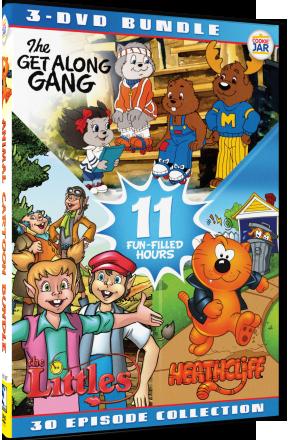【こちらの商品はお取り寄せの商品になります。入荷の目安：1〜3週間】 ※万が一、メーカーに在庫が無い場合はキャンセルとさせて頂く場合がございます。その際はご了承くださいませ。 Animal Cartoon Bundle Heathcliff + Get Along Gang + The Littles [ US / Mill Creek Entertainment / DVD ] 新品！ ※こちらのDVDはリージョンコード(DVD地域規格)が【1】になります。 日本製のデッキではご覧頂けませんのでご注意下さい。 リージョンコードフリーのDVDデッキなど対応機種でご覧下さい。 ※アメリカ盤につき日本語字幕はございません。 アメリカの動物アニメ3作をセットで収録！！3枚組、収録時間730分！！ 【収録作品】 ■HEATHCLIFF（10話） ■THE GET ALONG GANG（10話） ■THE LITTLES（10話＋ボーナスエピソード） 【仕様】 ■音声：英語 ■ディスク枚数：3枚 ■収録時間：本編730分　