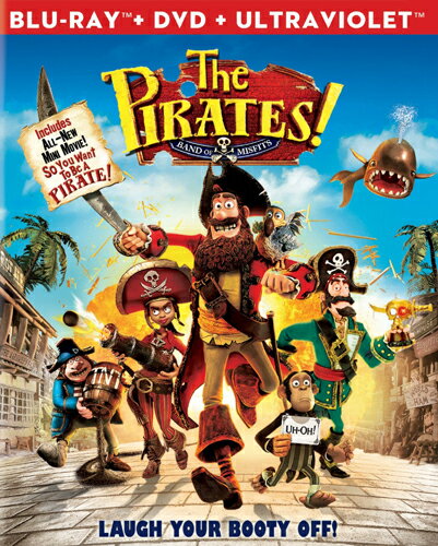 新品北米版Blu-ray！The Pirates! Band of Misfits [Blu-ray/DVD Combo]！
