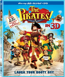 新品北米版Blu-ray 3D！The Pirates! Band of Misfits [Blu-ray 3D/Blu-ray/DVD Combo]！