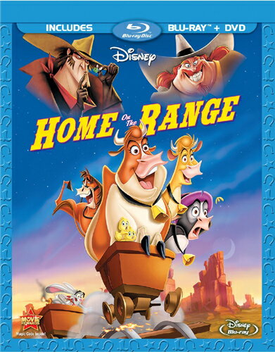 【こちらの商品はお取り寄せの商品になります。入荷の目安：1〜3週間】 ※万が一、メーカーに在庫が無い場合はキャンセルとさせて頂く場合がございます。その際はご了承くださいませ。 Home on the Range [Blu-ray/DVD] ホーム・オン・ザ・レンジ にぎやか農場を救え! (2004) [ US / Walt Disney Video / Blu-ray＋DVD ] 新品！ [Blu-ray] の方は国内ブルーレイデッキで日本盤ブルーレイと同じようにご覧頂けます。 [DVD]の方はリージョンコード(DVD地域規格)が【1】になります。リージョンコードフリーのDVDデッキなど対応機種でご覧下さい。 ※アメリカ盤につき日本語音声、日本語字幕はございません。 2004年に全米で公開され、大ヒットを飛ばしたディズニー長編アニメーション『ホーム・オン・ザ・レンジ にぎやか農場を救え!』を収録した北米版ブルーレイ！！同内容のDVDもセットで収録されています！！ 欲張りなアウトローから大切な農場を奪われそうになった、心優しい農場主を助ける為に立ち上がった動物達を描いたローラー・コースター・ムービー！！ 【仕様】 ■音声：英語 ■字幕：英語, スペイン語, フランス語 ■ディスク枚数：2枚 ■収録時間：本編76分　